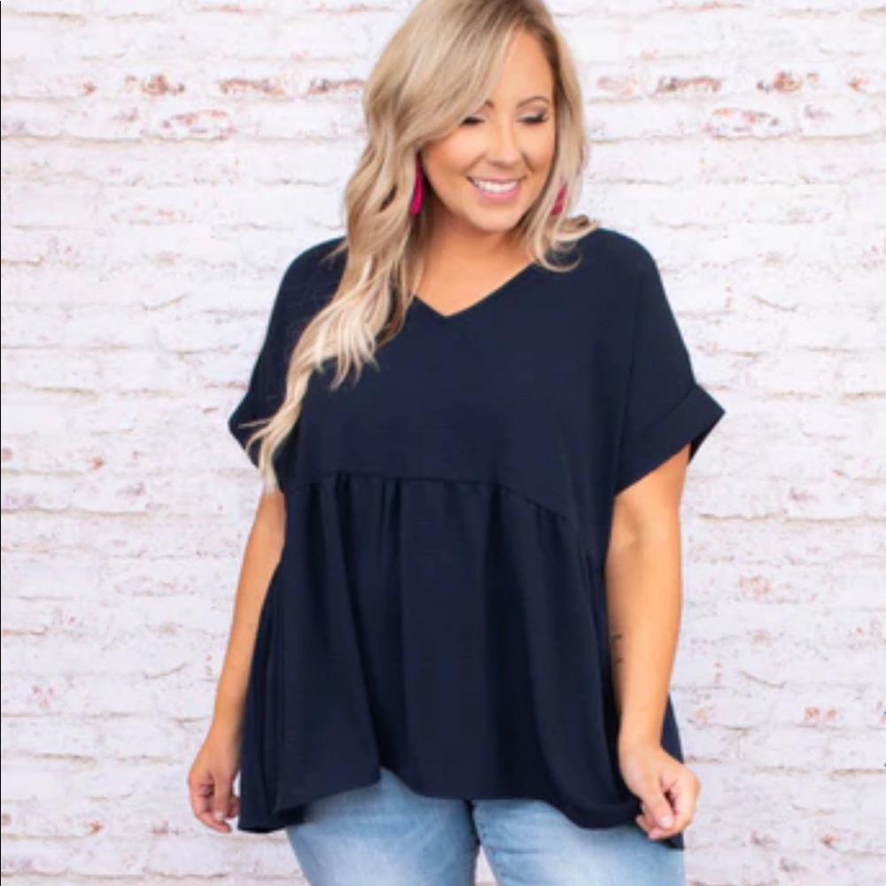Chic soul blouse XL “wide eyed gaze”